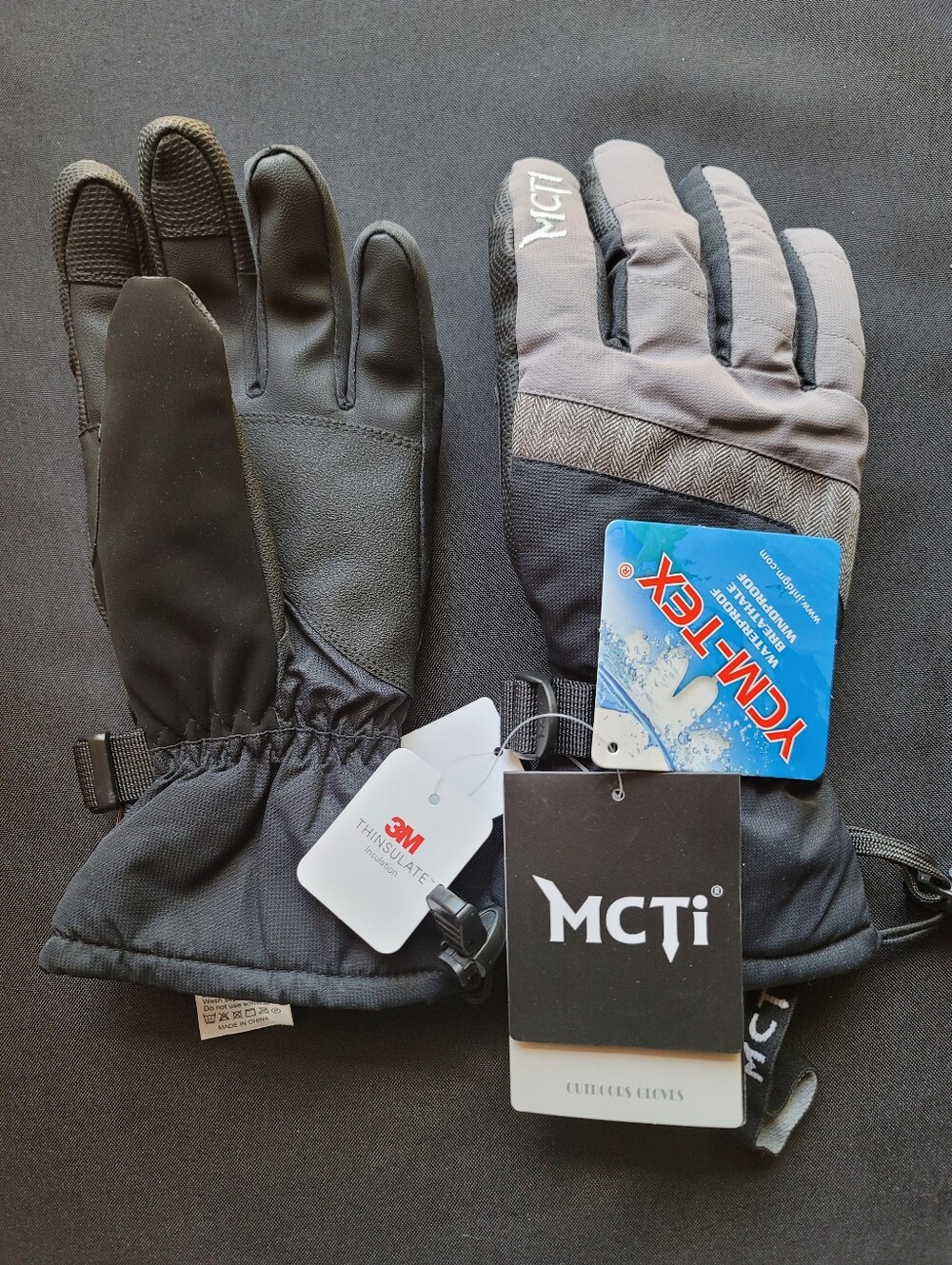 NEW MCTI SKI GLOVES, Winter Waterproof 3M Thinsulate